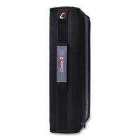 Classic Zipper Binder, 3 Rings, 2" Capacity, 11 X 8.5, Black-gray Accents
