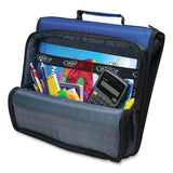 Universal Zipper Binder, 3 Rings, 2" Capacity, 11 X 8.5, Purple-gray Accents