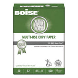 X-9 Multi-use Copy Paper, 92 Bright, 20lb, 8.5 X 11, White, 500 Sheets-ream, 5 Reams-carton