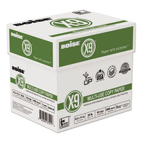 X-9 Multi-use Copy Paper, 92 Bright, 20lb, 8.5 X 11, White, 500 Sheets-ream, 5 Reams-carton