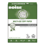 X-9 Multi-use Copy Paper, 92 Bright, 20lb, 8.5 X 11, White, 500 Sheets-ream, 10 Reams-carton