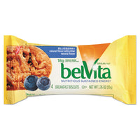 Belvita Breakfast Biscuits, 1.76 Oz Pack, Blueberry, 64-carton