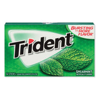 Sugar-free Gum, Spearmint, 14 Sticks-pack, 12 Packs-box