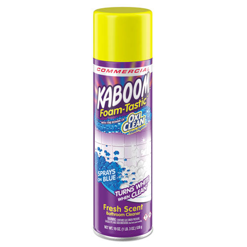 Foamtastic Bathroom Cleaner, Fresh Scent, 19 Oz Spray Can, 8-carton