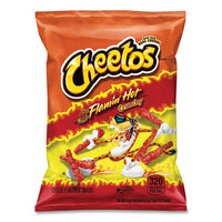 Crunchy Cheese Flavored Snacks, Flamin' Hot, 2 Oz Bag, 64-carton