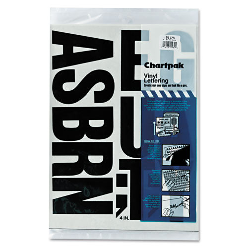 Press-On Vinyl Numbers, Self Adhesive, Black, 1 Press-On Vinyl Numbers, Self Adhesive, Black, 1