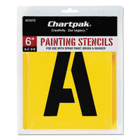 Painting Stencil Set, A-z Set-0-9, Manila, 35-set