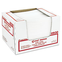 Masslinn Shop Towels, 12 X 17, White, 100-pack, 12 Packs-carton