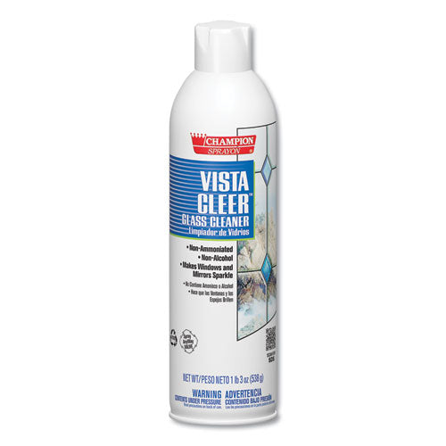 Vista Cleer Ammonia-free, Clean Scent, 20 Oz Aerosol, 12-carton