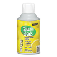 Sprayscents Metered Air Freshener Refill, Lemon, 7 Oz Aerosol, 12-carton