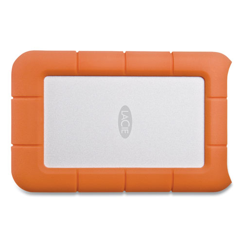 Rugged Portable External Hard Drive, 2 Tb, Usb-c And Usb 3.0