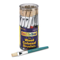 Colossal Brush, Natural Bristle, Flat, 30-set