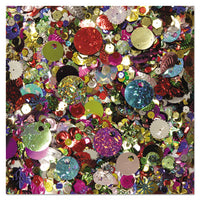 Sequins & Spangles, Assorted Metallic Colors, 4 Oz-pack
