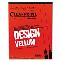 Design Vellum Paper, 16lb, 11 X 17, Translucent White, 50-pad
