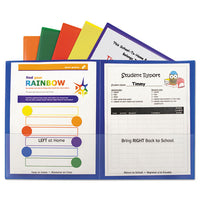 Classroom Connector Folders, Assorted, 6-pk