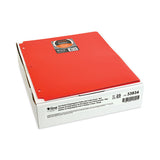 Two-pocket Heavyweight Poly Portfolio Folder, 3-hole Punch, 11 X 8.5, Red, 25-box