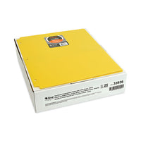 Two-pocket Heavyweight Poly Portfolio Folder, 3-hole Punch, 11 X 8.5, Yellow, 25-box