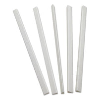 Slide 'n Grip Binding Bars, White, 11 X 1-4, 100-box