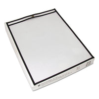 Shop Ticket Holders, Stitched, Both Sides Clear, 75", 12 X 15, 25-bx