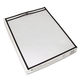 Shop Ticket Holders, Stitched, Both Sides Clear, 75", 12 X 15, 25-bx