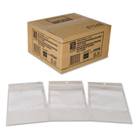 Write-on Poly Bags, 2 Mil, 4" X 6", Clear, 1,000-carton