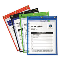 Heavy-duty Super Heavyweight Plus Stitched Shop Ticket Holders, Asst, 9x12, 20-bx