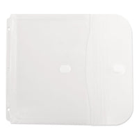 Poly Binder Pockets, 11 1-2 X 9 1-4, Clear, 5-pack