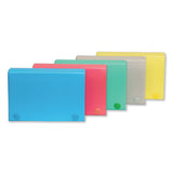 Index Card Case, Holds 100 3 X 5 Cards, Polypropylene, Assorted