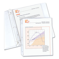 Standard Weight Polypropylene Sheet Protectors, Clear, 2", 11 X 8 1-2, 100-bx