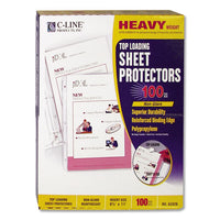 Heavyweight Polypropylene Sheet Protectors, Non-glare, 2", 11 X 8 1-2, 100-bx