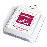 Heavyweight Polypropylene Sheet Protectors, Non-glare, 2", 11 X 8 1-2, 100-bx