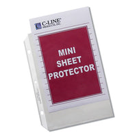 Heavyweight Polypropylene Sheet Protectors, Clear, 2", 8 1-2 X 5 1-2, 50-box
