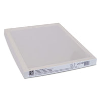 Antimicrobial Protected Poly Project Folders, Letter Size, Clear, 25-box