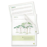 Specialty Project Folders, Letter Size, Clear, 25-box