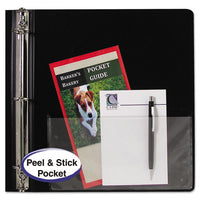 Peel & Stick Add-on Filing Pockets, 25", 11 X 8 1-2, 10-pack