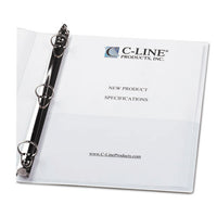 Peel & Stick Add-on Filing Pockets, 25", 11 X 8 1-2, 10-pack