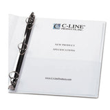 Peel & Stick Add-on Filing Pockets, 25", 11 X 8 1-2, 10-pack