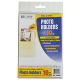 Peel & Stick Photo Holders, 4 3-8 X 6 1-2, Clear, 10-pack