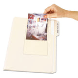 Peel & Stick Photo Holders, 4 3-8 X 6 1-2, Clear, 10-pack