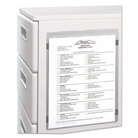 Magnetic Shop Ticket Holders, Super Heavyweight, 15 Sheets, 8 1-2 X 11, 15-bx