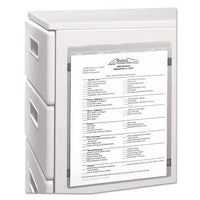 Magnetic Shop Ticket Holders, Super Heavyweight, 50 Sheets, 9 X 12, 15-bx