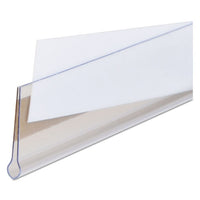 Self-adhesive Label Holders, Top Load, 1-2 X 3, Clear, 50-pack