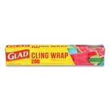 Clingwrap Plastic Wrap, 200 Square Foot Roll, Clear