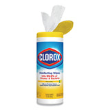 Disinfecting Wipes, 7 X 8, Crisp Lemon, 35-canister