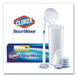 Toilet Wand Disposable Toilet Cleaning Kit: Handle, Caddy And Refills, 6-carton