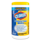 Disinfecting Wipes, 7 X 8, Lemon Fresh, 75-canister, 6-carton