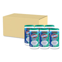 Disinfecting Wipes, 7 X 8, Fresh Scent, 75-canister, 6-carton