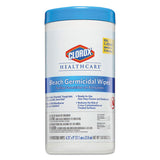 Bleach Germicidal Wipes, 12 X 12, Unscented, 110-bag