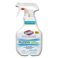 Fuzion Cleaner Disinfectant, Unscented, 32 Oz Spray Bottle, 9-carton