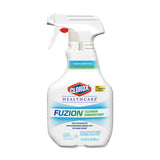 Fuzion Cleaner Disinfectant, Unscented, 32 Oz Spray Bottle, 9-carton